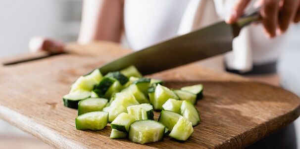 خیار - سبزیجات کم کالری برای تخلیه