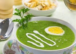 سوپ خامه ای در رژیم غذایی پروتئینی