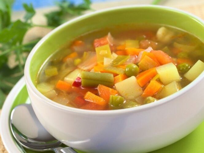 سوپ سبزیجات چربی سوز